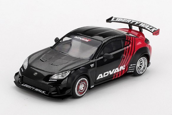 MINI-GT 1/64 Toyota GR86 LB★Nation Advan(右ハンドル) 【MGT01173-BL】 (ミニカー)画像