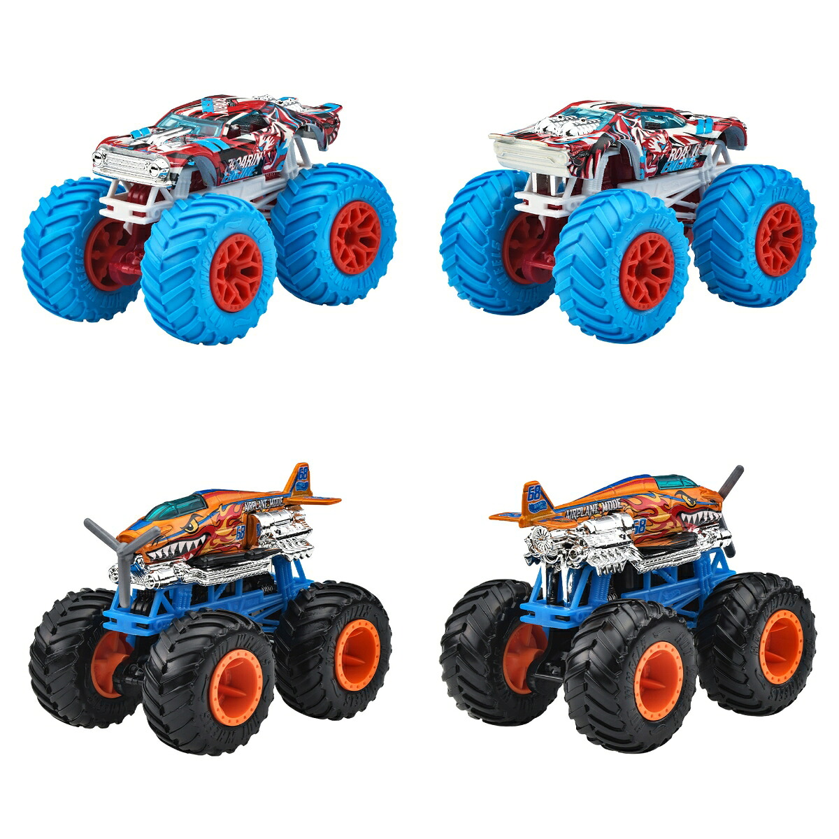 ホットウィール(HotWheels)モンスタートラック1:64アソート乗り物おもちゃミニカー8台入りBOX販売3歳からマルチFYJ44-982F