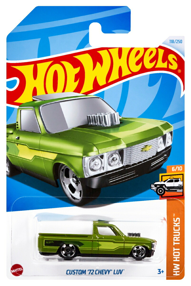 ホットウィール(HotWheels)ベーシックカーカスタム'72シェビーLUV【ミニカー】【3才~】HXP97