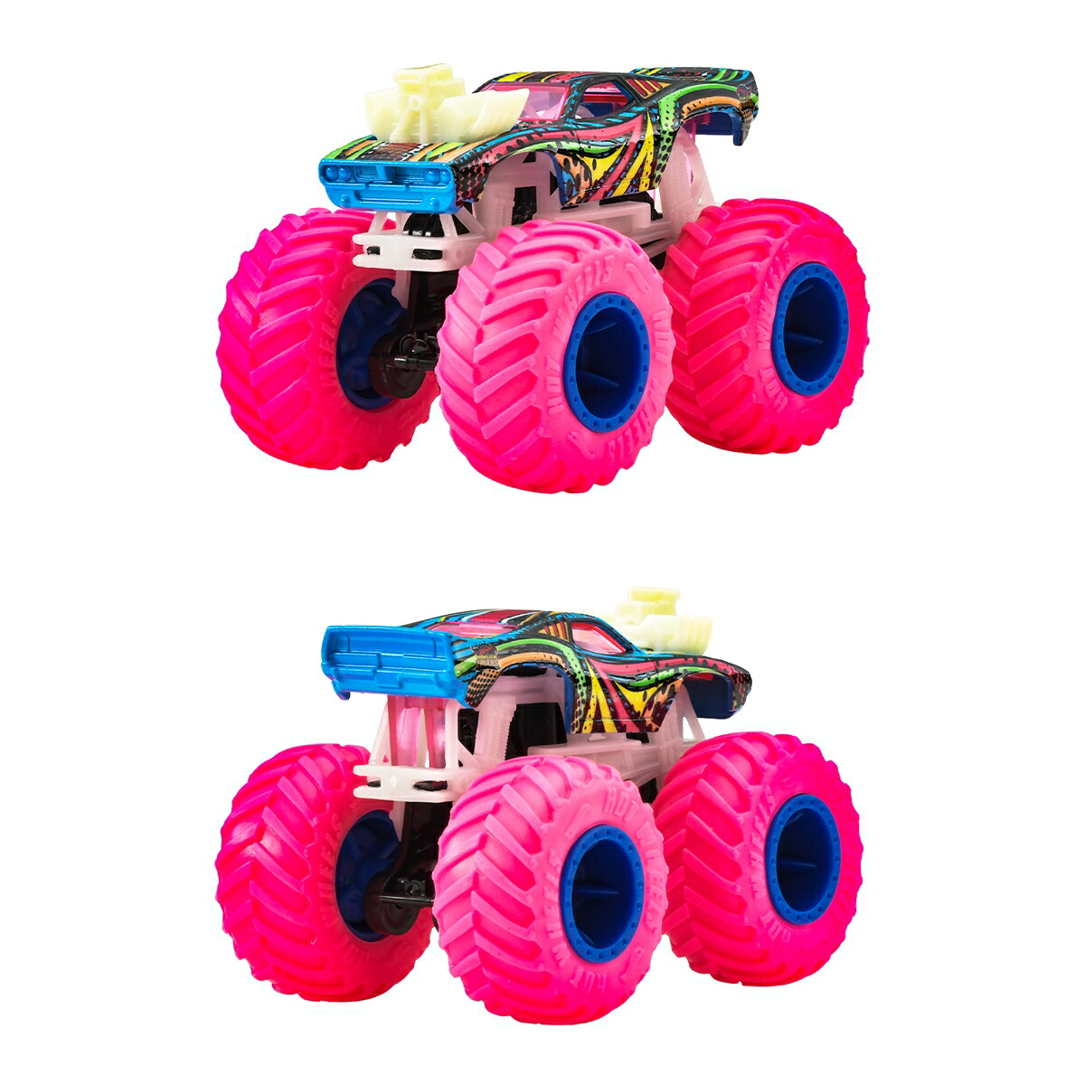 ホットウィール(HotWheels)光る！モンスタートラックアソート乗り物おもちゃミニカー6台入りBOX販売3歳からマルチJFX08-986G