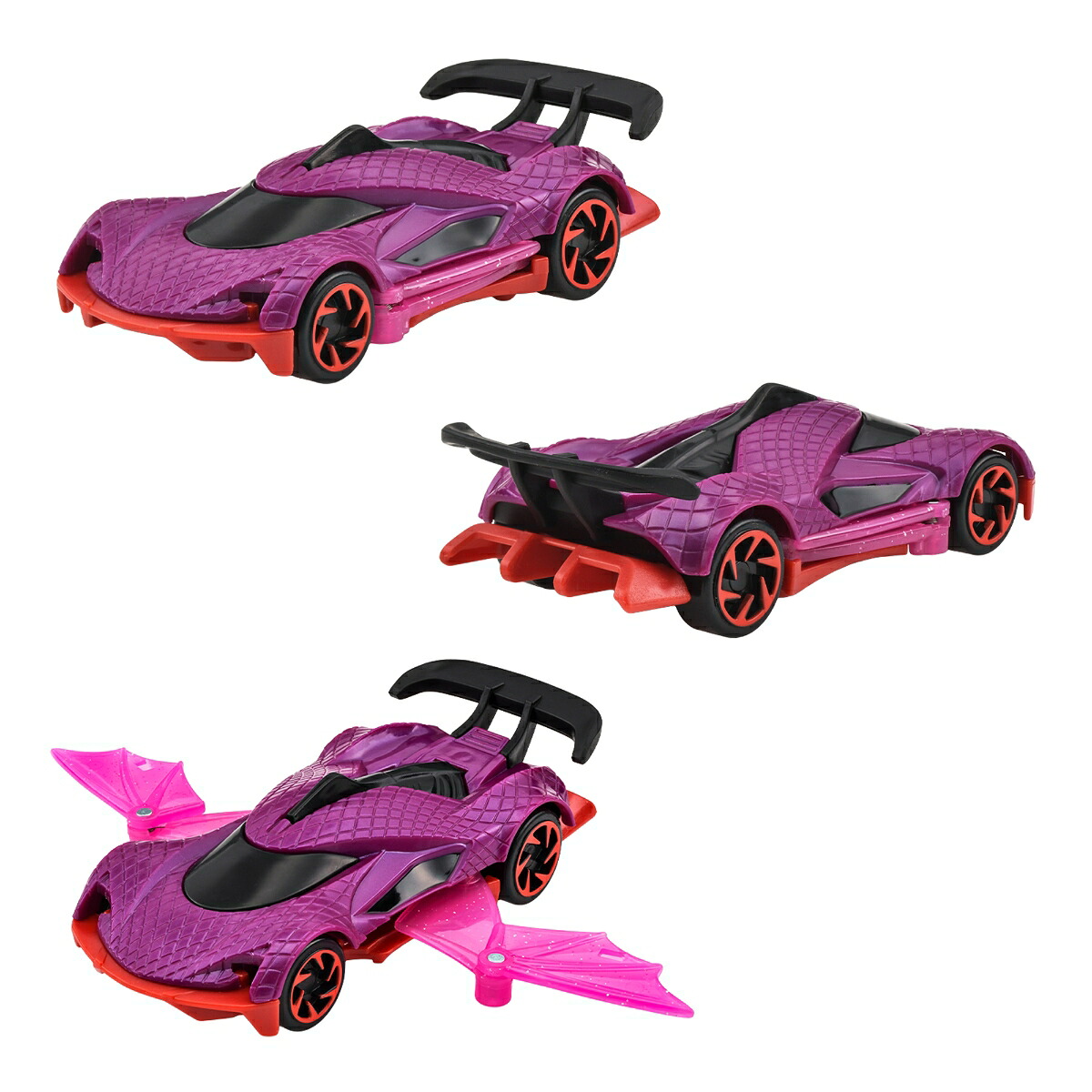 ホットウィール(HotWheels)レースでGo!?アソート乗り物おもちゃ1:32ミニカー4台入りBOX販売3歳からマルチJJX15-986B