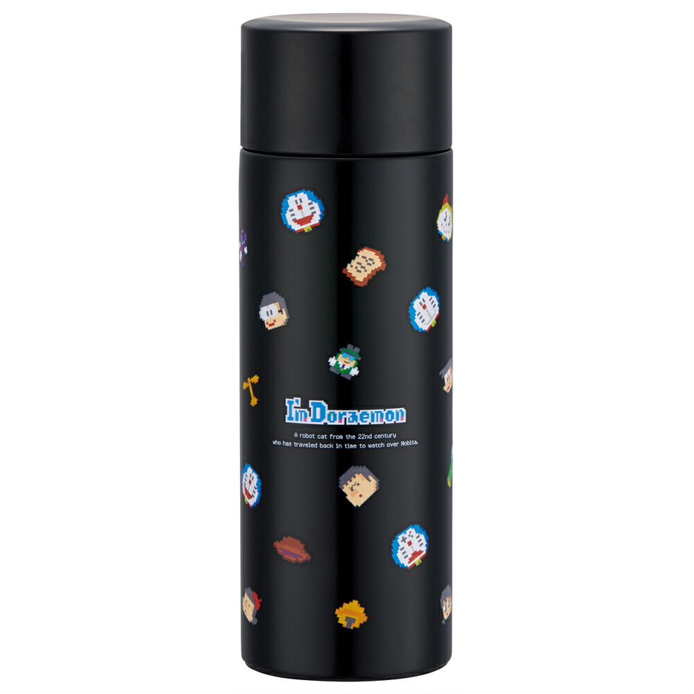 ドラえもん ドット　水筒 120ml ポケットサイズ ステンレス保温マグ おくすり ボトル画像
