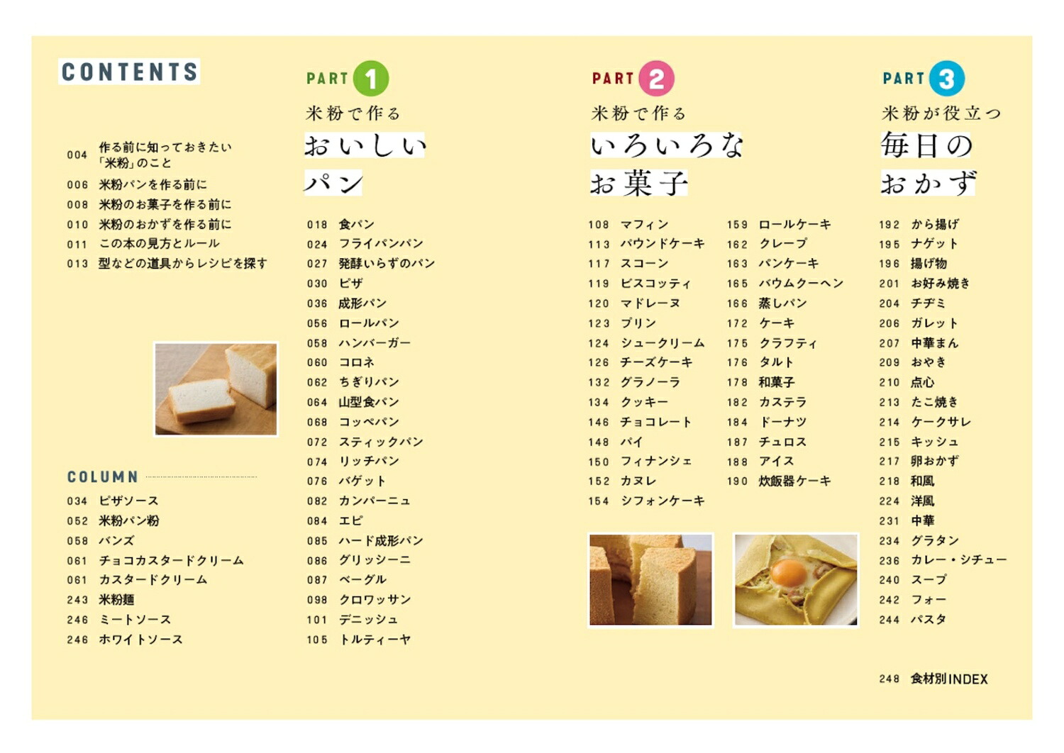 米粉365パンもお菓子もおかずも。[中村りえ]