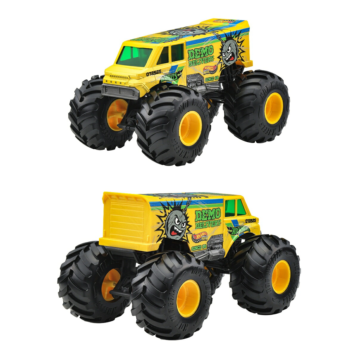 ホットウィール(HotWheels)モンスタートラックビッグサイズアソート乗り物おもちゃ1:24ミニカー4台入りBOX販売3歳からマルチFYJ83-989F