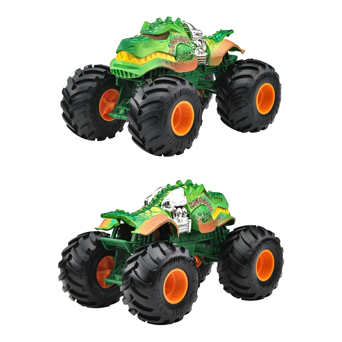 ホットウィール(HotWheels)モンスタートラックビッグサイズアソート乗り物おもちゃ1:24ミニカー4台入りBOX販売3歳からマルチFYJ83-989F