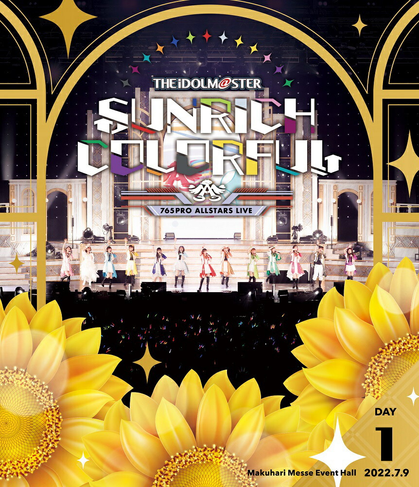 THE IDOLM@STER 765PRO ALLSTARS LIVE SUNRICH COLORFUL LIVE Blu-ray DAY1【Blu-ray】画像