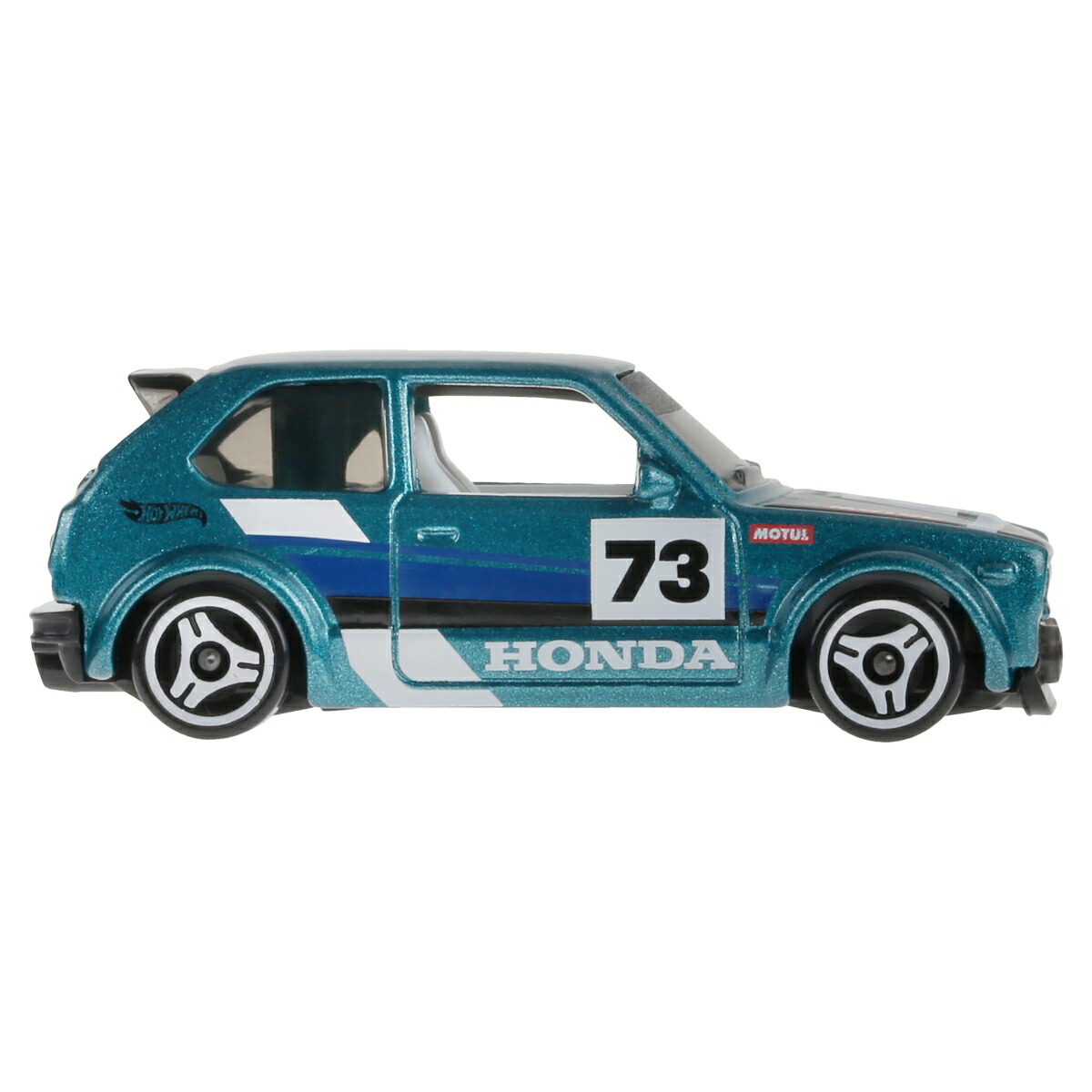ホットウィール(HotWheels)ベーシックカー'73ホンダシビックカスタム乗り物おもちゃミニカー3歳からグリーンHXR19