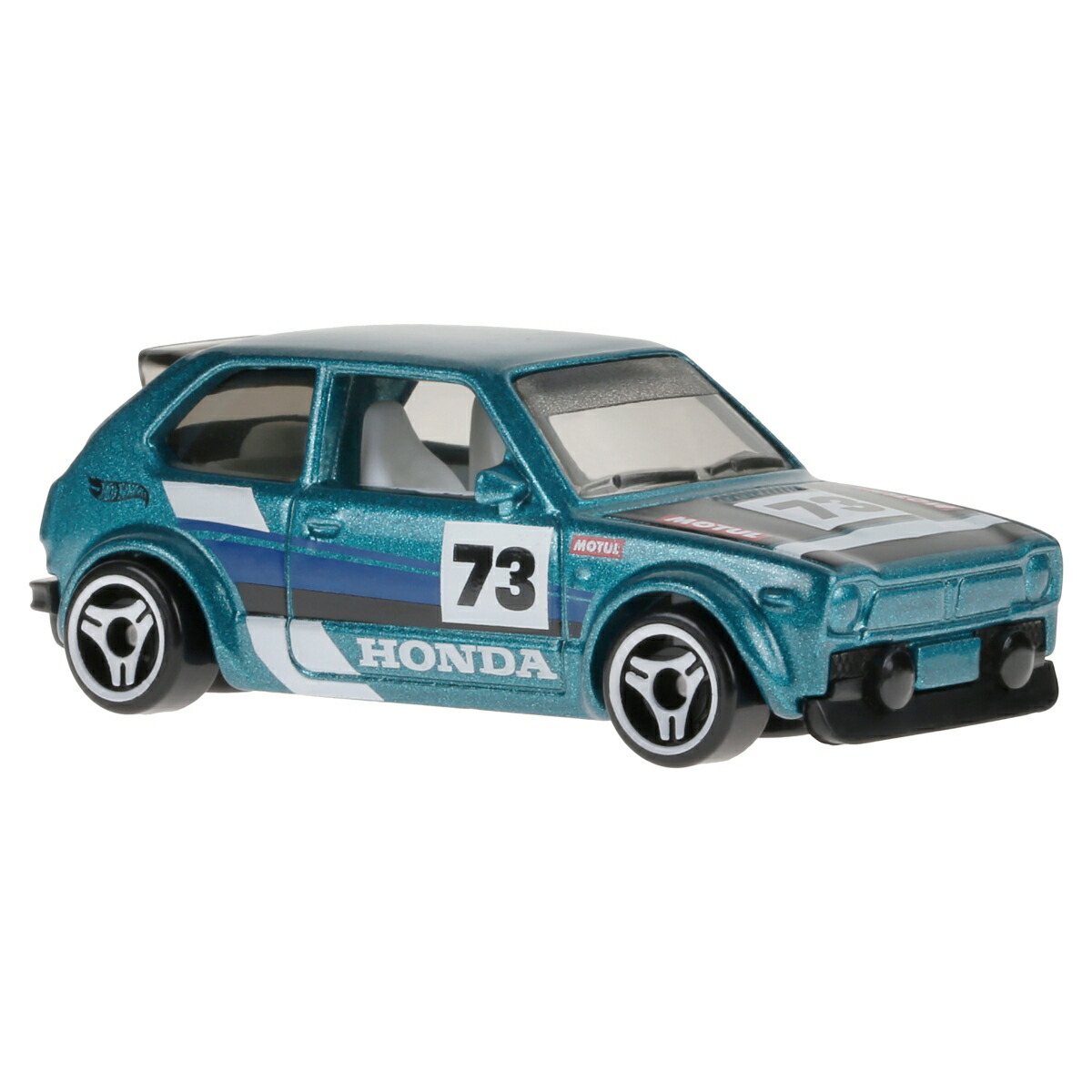 ホットウィール(HotWheels)ベーシックカー'73ホンダシビックカスタム乗り物おもちゃミニカー3歳からグリーンHXR19