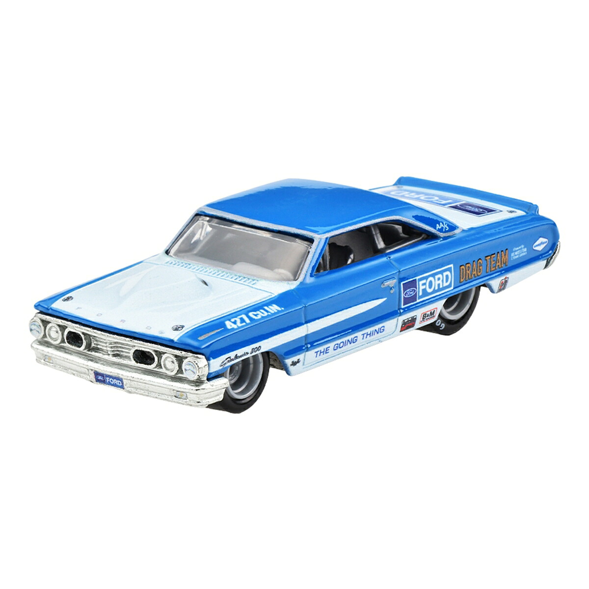 ホットウィール(HotWheels)プレミアム2パックカスタム'64ギャラクシー500/'67フォードアングリアレーサー乗り物おもちゃミニカー3歳からマルチJHW50