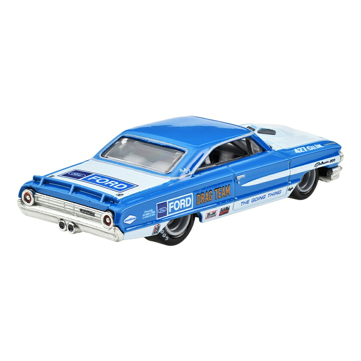ホットウィール(HotWheels)プレミアム2パックカスタム'64ギャラクシー500/'67フォードアングリアレーサー乗り物おもちゃミニカー3歳からマルチJHW50