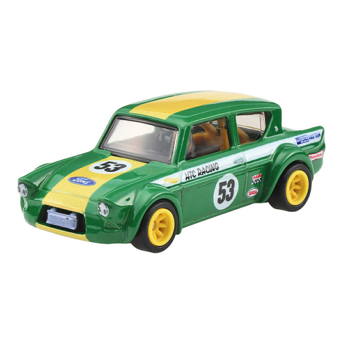 ホットウィール(HotWheels)プレミアム2パックカスタム'64ギャラクシー500/'67フォードアングリアレーサー乗り物おもちゃミニカー3歳からマルチJHW50