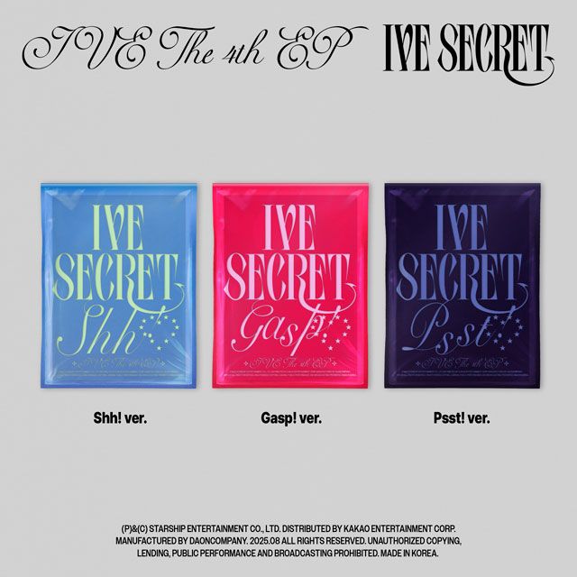 楽天市場】【セット/アルバム6種】 IVE - THE 4th EP [ IVE SECRET