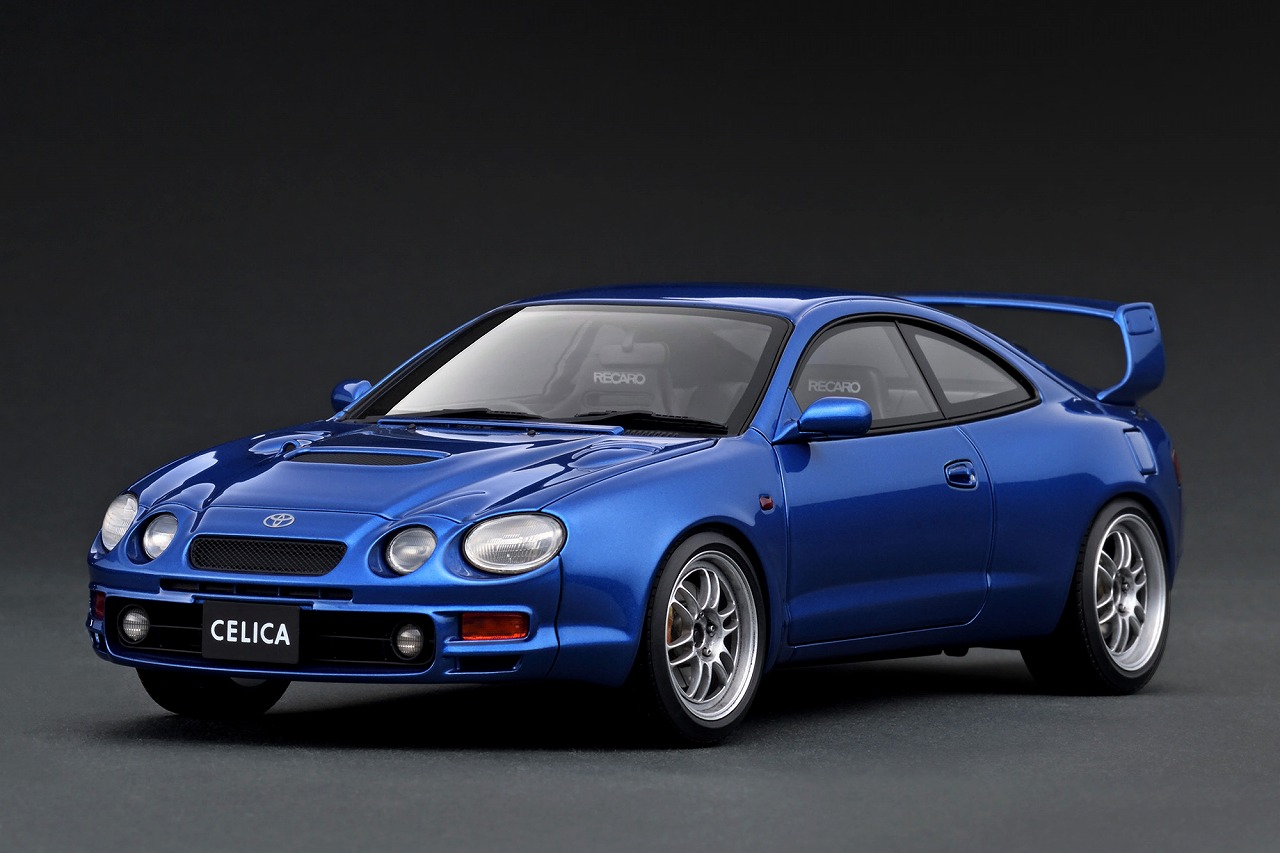 ignition model Toyota Celica GT-FOUR (ST205) Blue Metallic(1/18 Scale) 【IG3676】 (ミニカー)画像