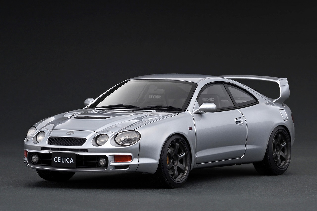 ignition model Toyota Celica GT-FOUR (ST205) Silver (1/18 Scale) 【IG3679】 (ミニカー)画像
