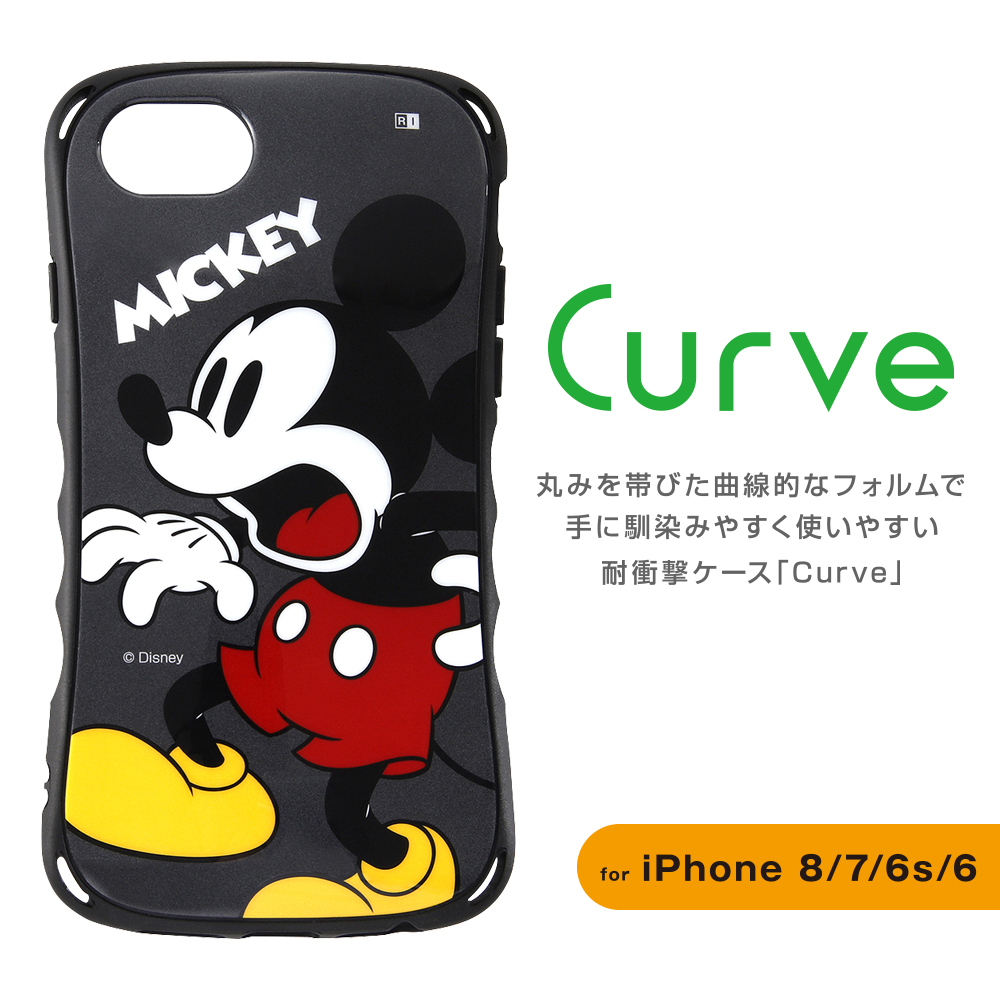 楽天ブックス Ip4 7 8 7 6s 6 ディズニーキャラクター 耐衝撃ケース Curve ミッキー レイ アウト Pcソフト 周辺機器