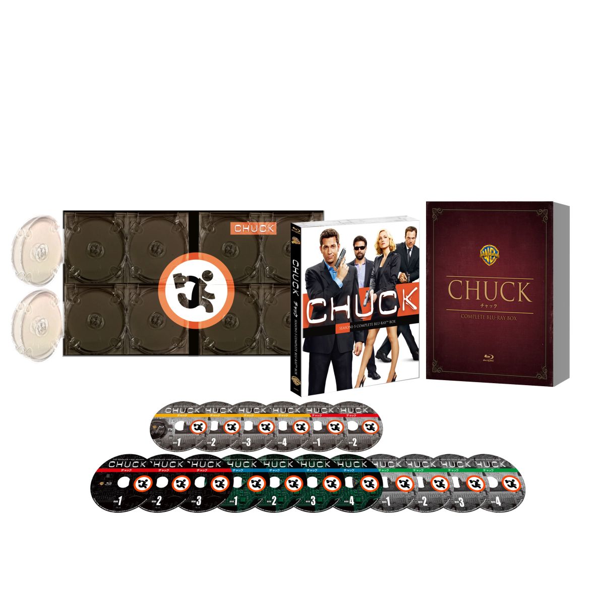 CHUCK チャック ブルーレイBOX Amazon.co.jp: CHUCK/チャック コンプリート・セット (3枚組
