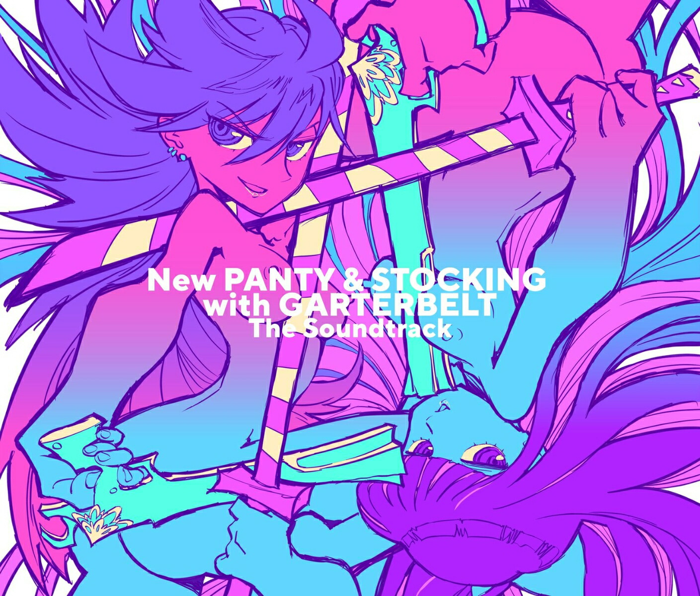 【楽天ブックス限定先着特典】New PANTY & STOCKING with GARTERBELT The Original Soundtrack (初回限定盤)(アクリルキーホルダー(50×50mm))画像