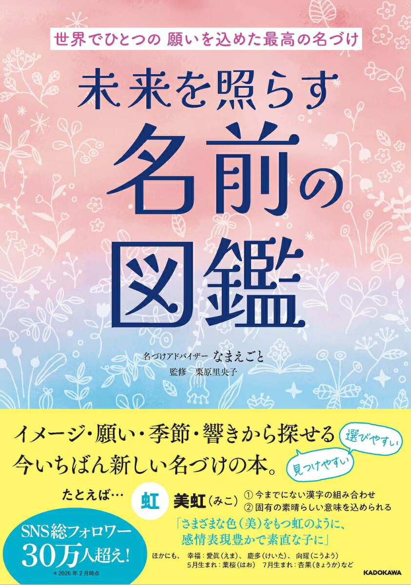 世界でひとつの願いを込めた、最高の名づけ 未来を照らす名前の図鑑画像