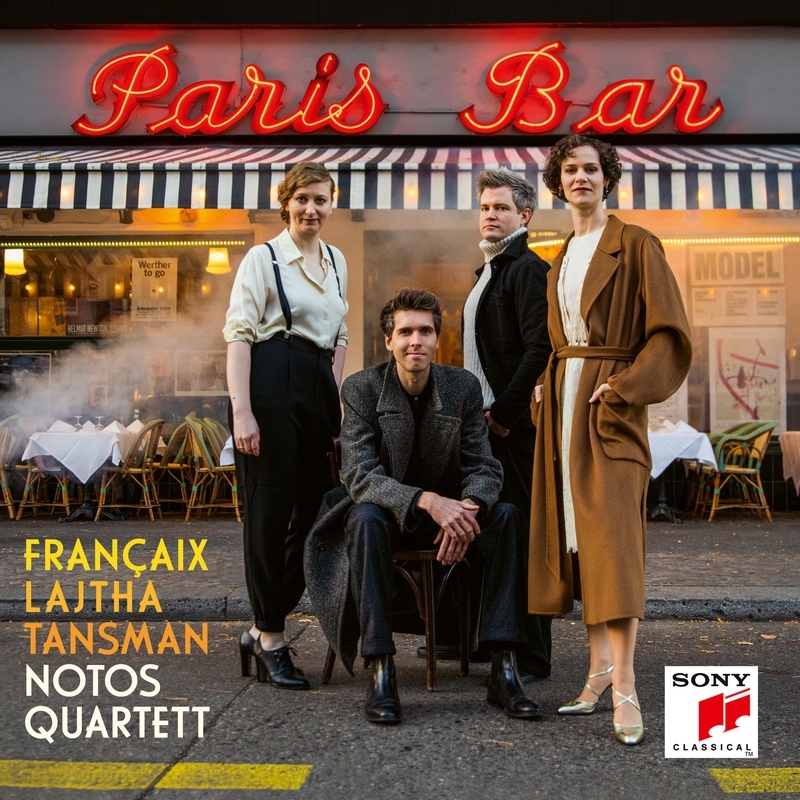 【輸入盤】『パリのバー〜フランセ、タンスマン、ライタ』　ノトス・カルテット画像