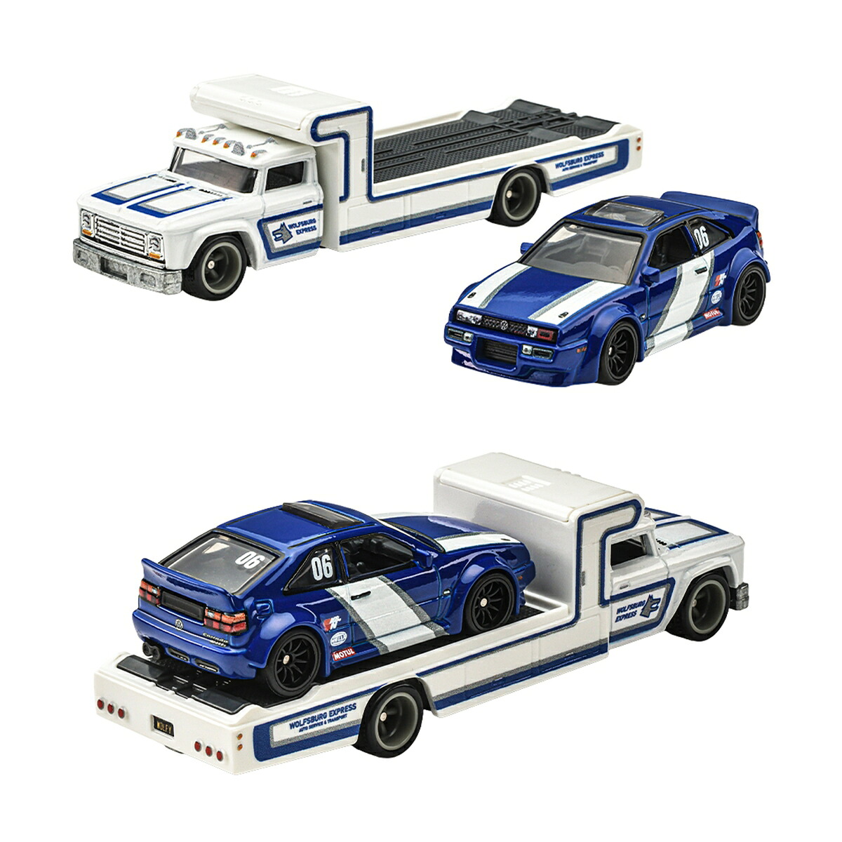 ホットウィール(HotWheels)チームトランスポートアソート乗り物おもちゃミニカー2台組×4セット入りBOX販売3歳からマルチFLF56-987L