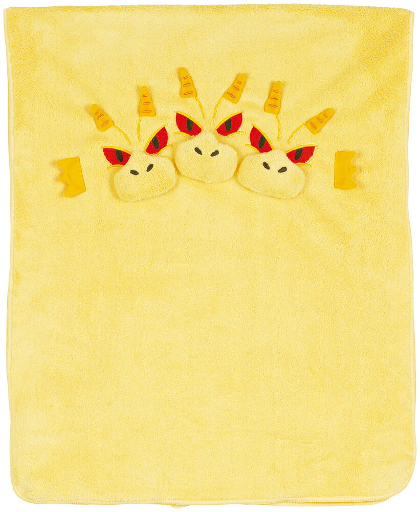 特撮怪獣 キングギドラ　ヘアドライタオル 吸水 速乾 キャラクター フェイスタオル画像