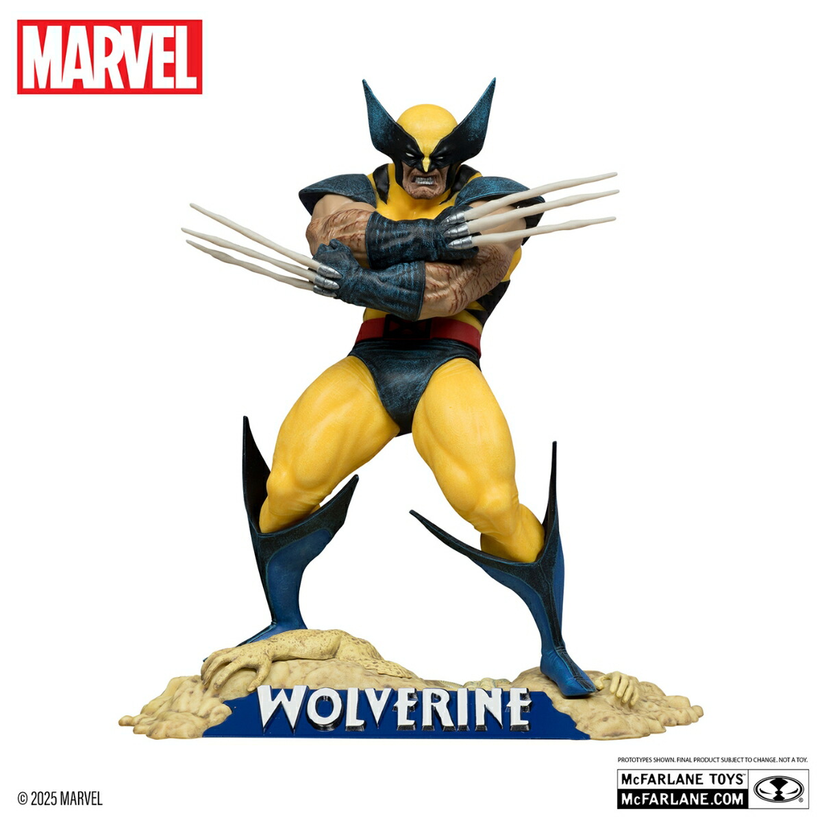 『マーベル・コミック』 1/10スケール 「シーン・フィギュア」 #026 ウルヴァリン（アダム・キューバート／Wolverine Vol.2 #85） (フィギュア)画像