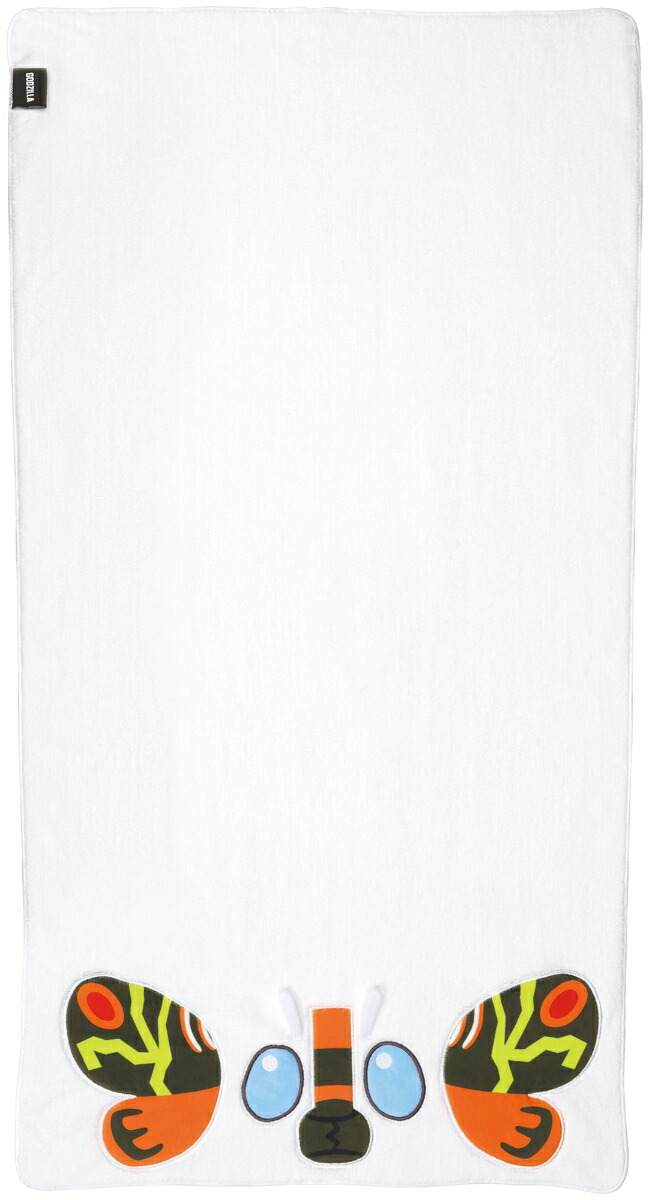 特撮怪獣 モスラ　バスタオル キャラクター 子供 吸水速乾タオル 60×120cm画像