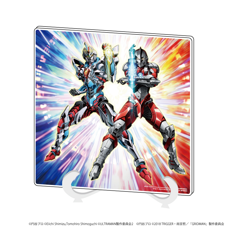 【グッズ】アクリルアートボード「ULTRAMAN ×SSSS.GRIDMAN」01/ULTRAMAN & グリッドマン(描き下ろし)画像