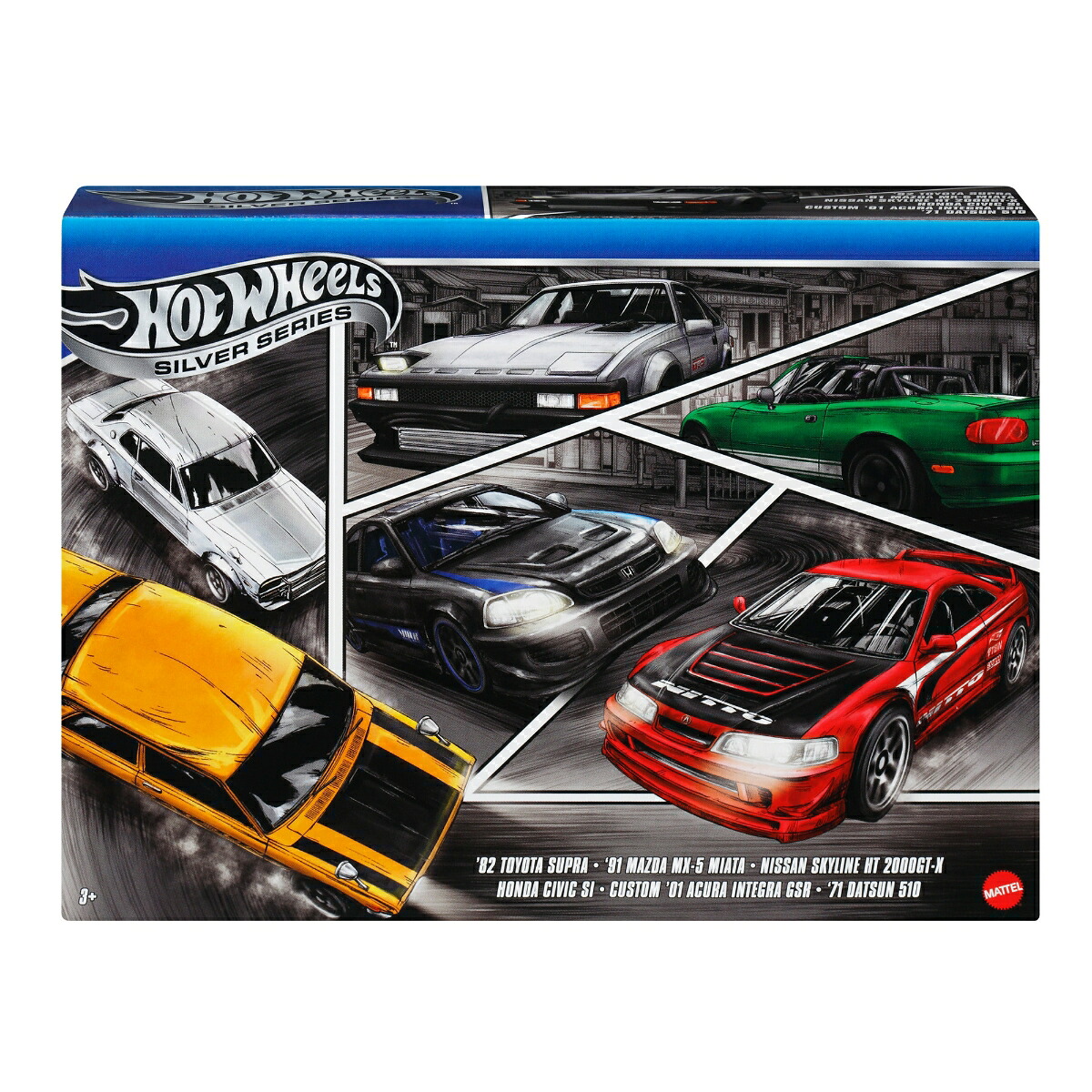 ホットウィール(HotWheels)ストリート・オブ・ジャパンマルチパック乗り物おもちゃミニカー6台入り3歳からマルチJBY77