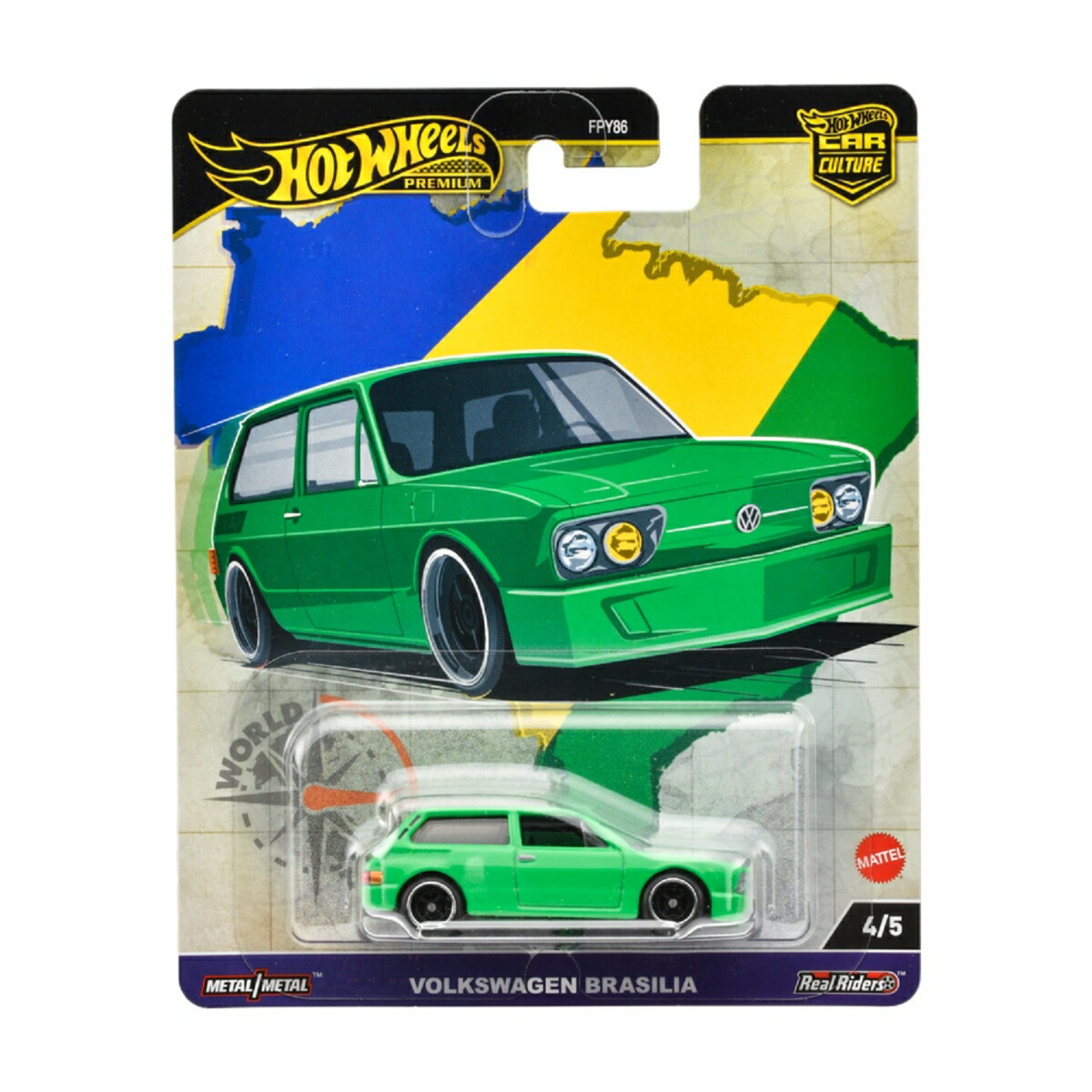 �ۥåȥ�������(HotWheels)����������㡼���ɥĥ����ե��륯�������֥饸�ꥢ���ʪ�������ߥ˥���3�Ф��饰�꡼��HRV82