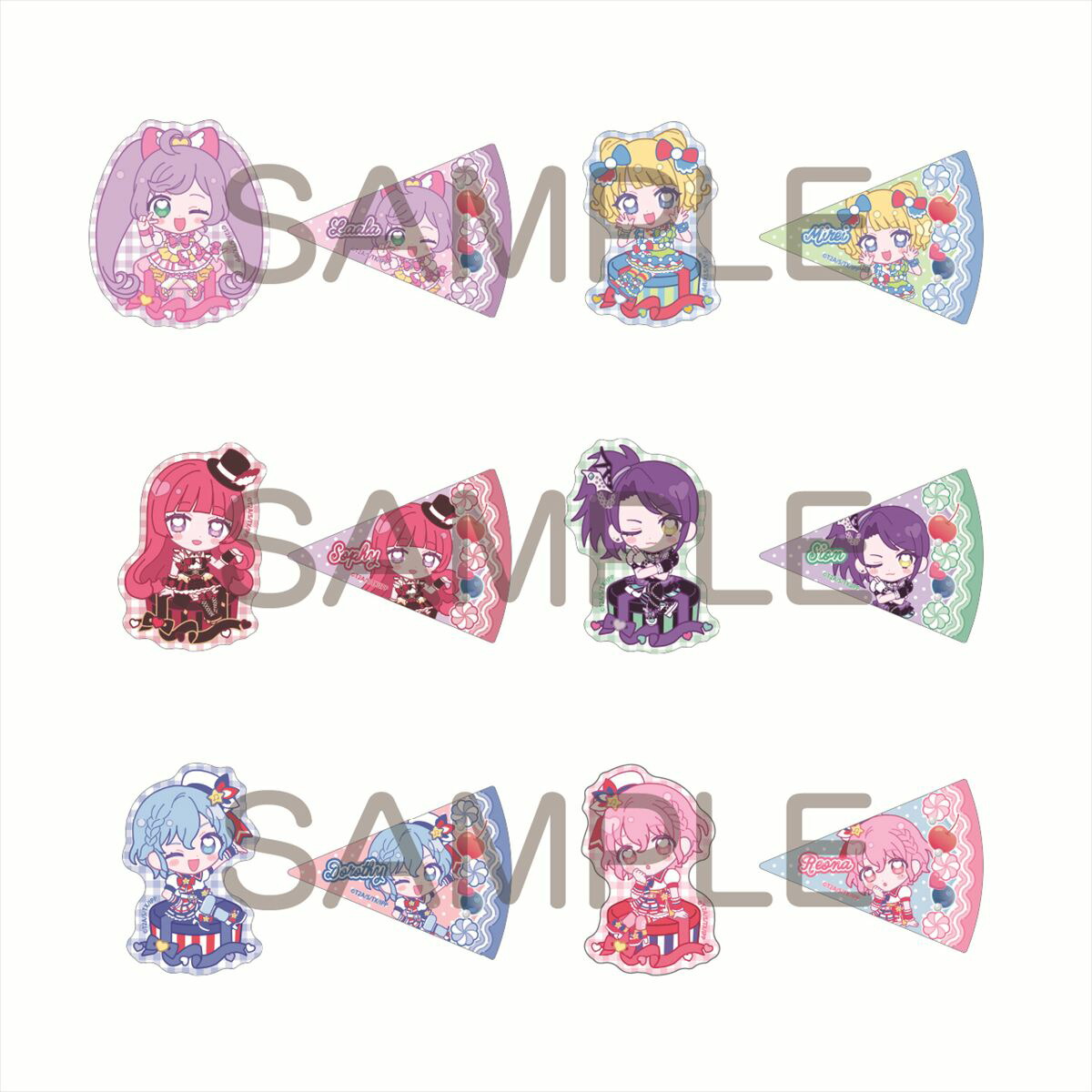 プリパラ きゃらっぴんトレーディングステッカーvol．1画像