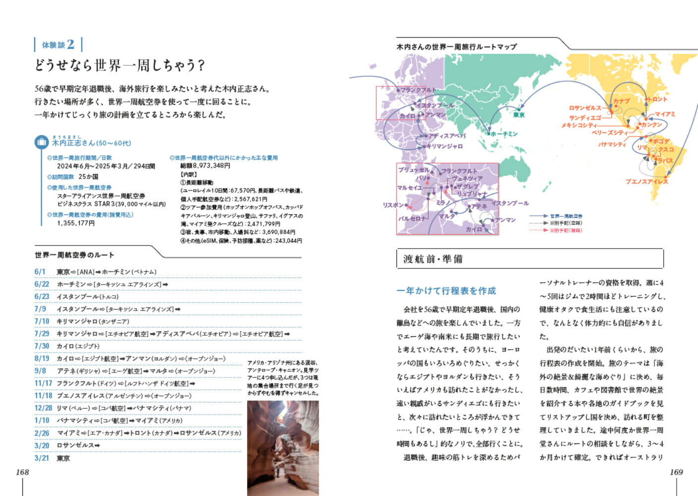 ビジネスクラスで行く！50代からの世界一周旅行[あさみそう]