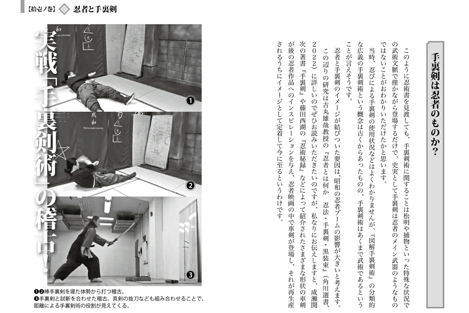 忍者の秘伝リアル修行帖現代に生きる「忍道家」の実践！[習志野青龍窟]