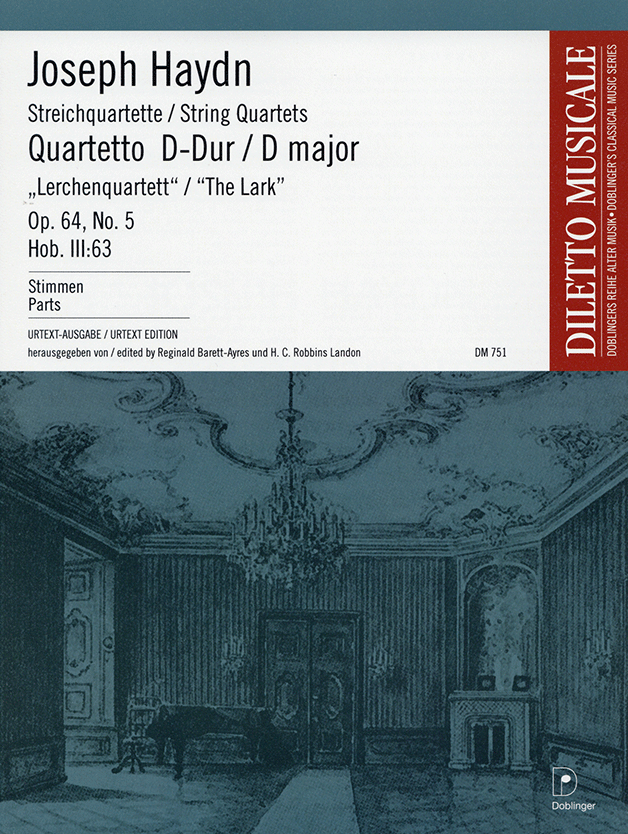 楽天ブックス 輸入楽譜 ハイドン Franz Joseph 弦楽四重奏曲 ニ長調 Hob Iii 63 Op 64 5 ひばり ランドン編 ハイドン Franz Joseph 本