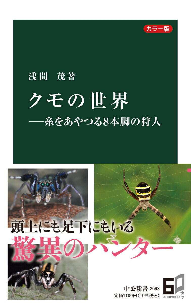 楽天ブックス カラー版 クモの世界ーー糸をあやつる8本脚の狩人 浅間 茂 本