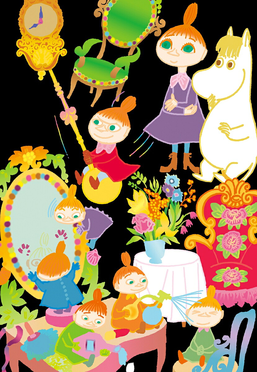 MOOMINムーミン谷ポストカード（大人のためのヒーリングスクラッチアート）[アイソトープ]