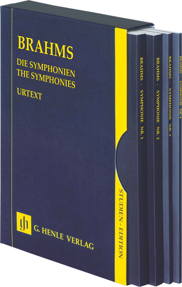 【輸入楽譜】ブラームス, Johannes: 交響曲全集/原典版/Pascal & Struck編 - 4巻セット: スタディ・スコア(スリップケース入り)画像
