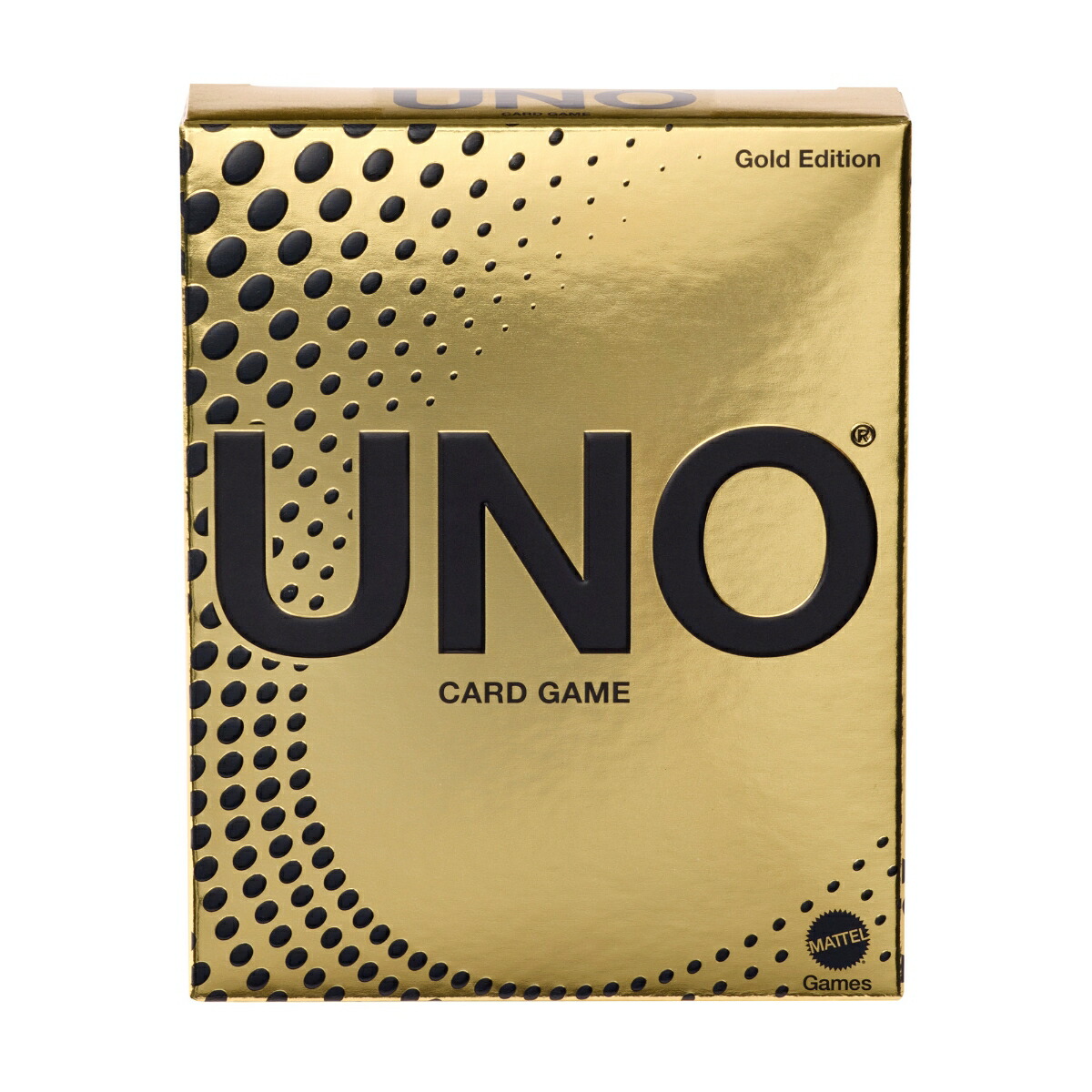 マテルゲーム(Mattel Game) ウノ(UNO) 　ゴールド UNO GOLD EDITION ゲーム パーティーグッズ カードゲーム 112枚 2-10人用 7歳から ゴールド JHB35画像