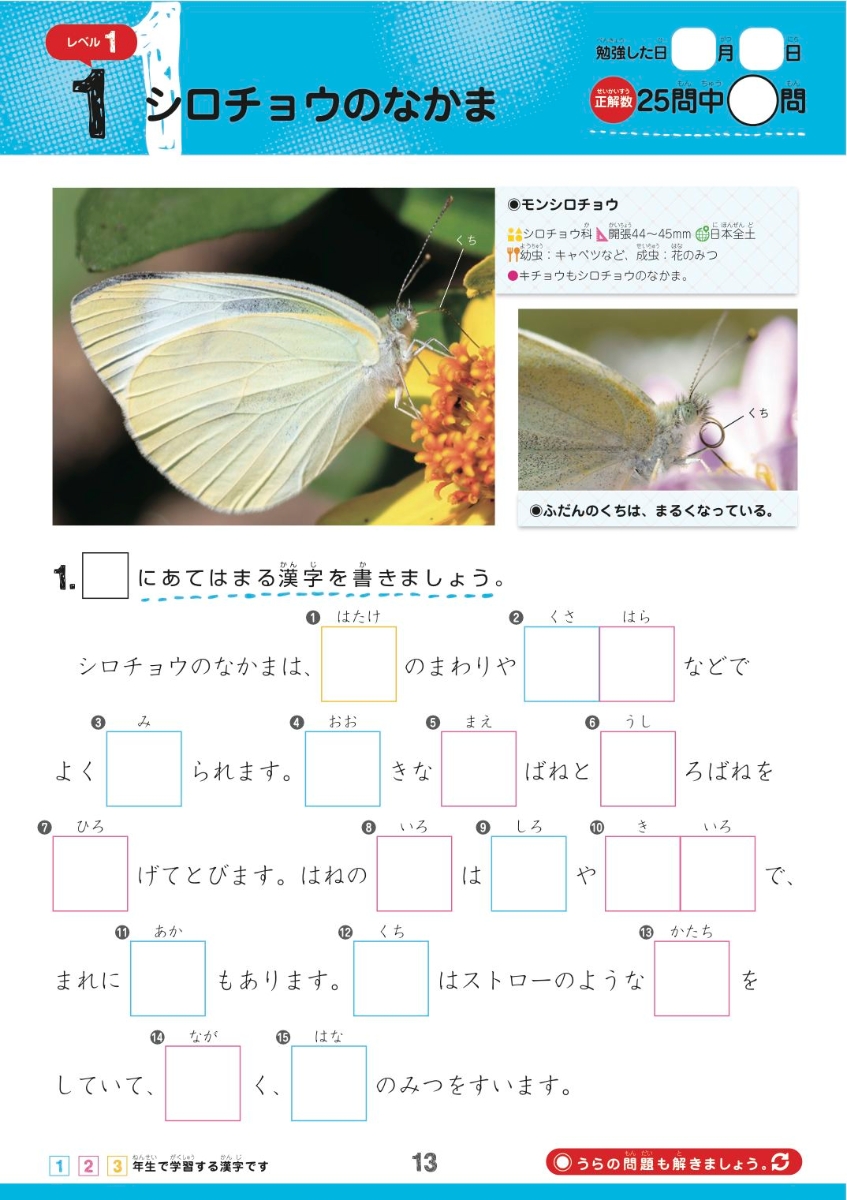 楽天ブックス 図鑑漢字ドリル小学1 6年生 昆虫 学研プラス 本