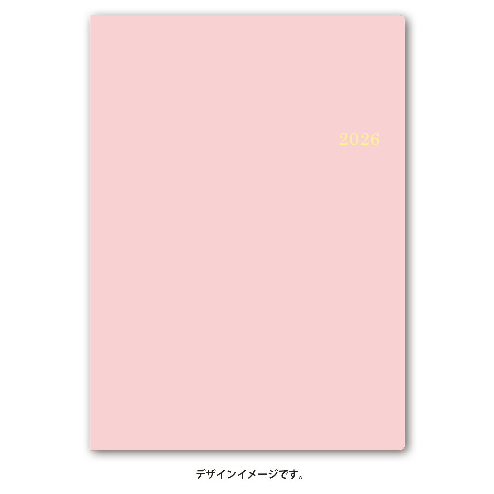 能率 2026年4月始まり ウィークリー手帳 NOLTY(ノルティ) リングA5-2（ピンク）9619画像