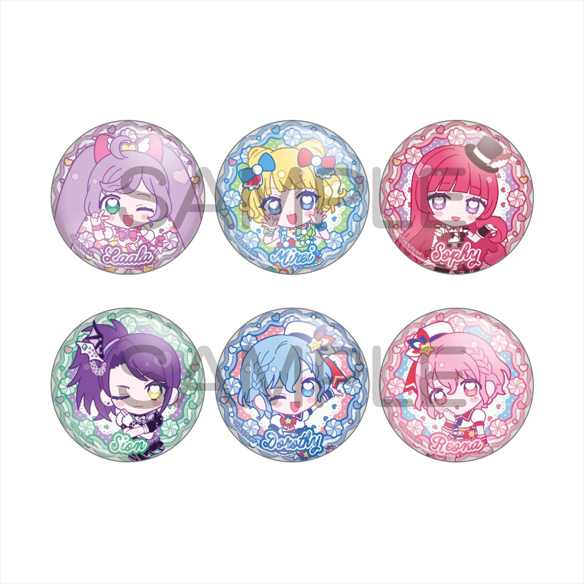 プリパラ きゃらっぴんトレーディング缶バッジvol．1画像