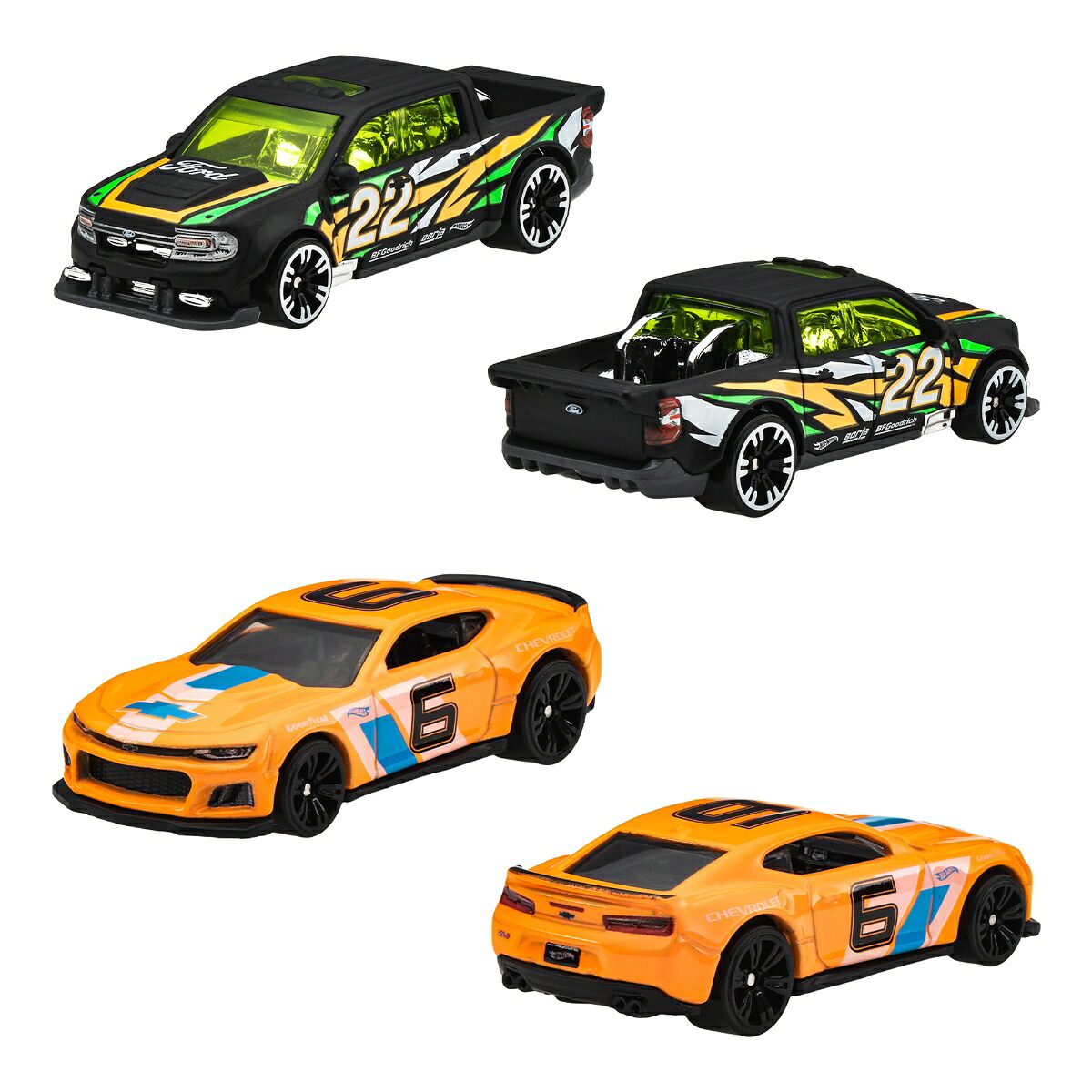 ホットウィール(HotWheels)ネオン・スピーダーズアソート乗り物おもちゃミニカー10台入りBOX販売3歳からマルチHLH72-986G
