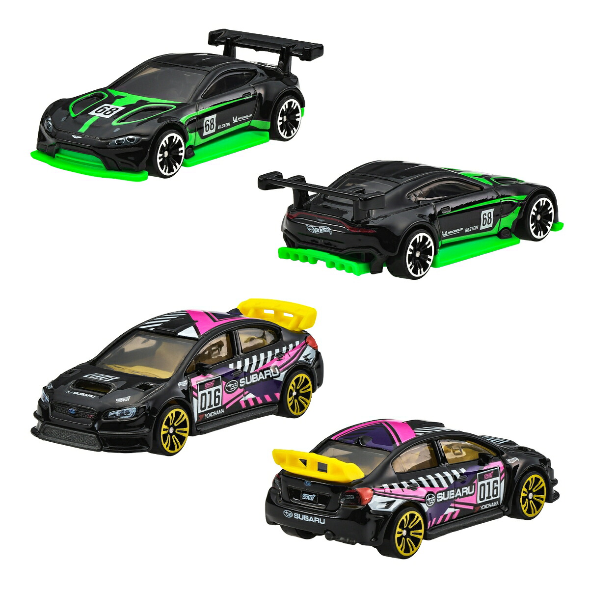 ホットウィール(HotWheels)ネオン・スピーダーズアソート乗り物おもちゃミニカー10台入りBOX販売3歳からマルチHLH72-986G