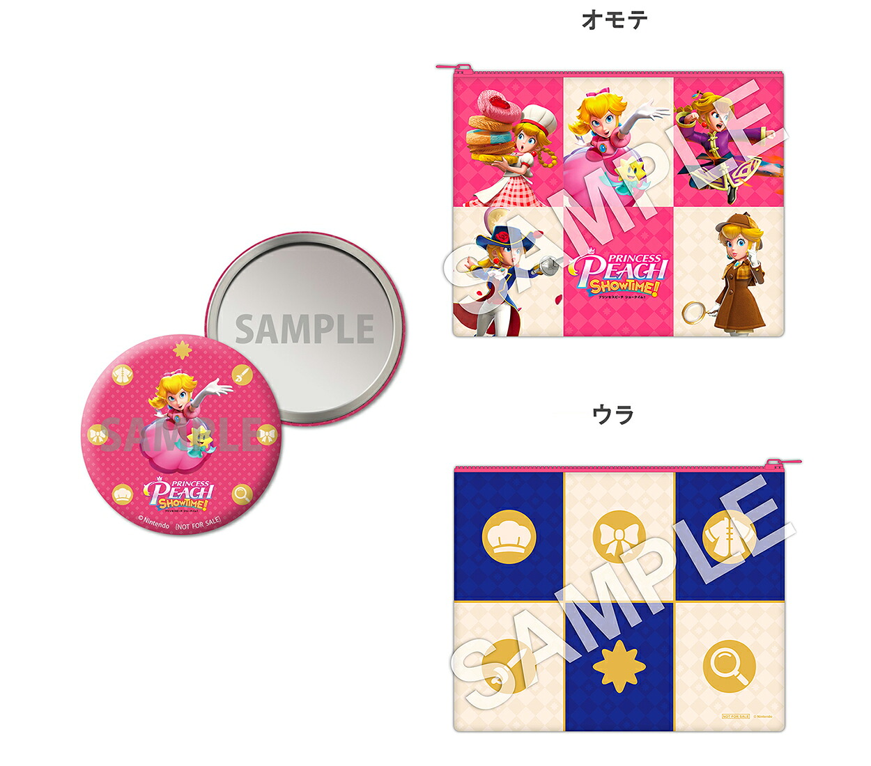 【楽天ブックス限定特典】【セット商品】プリンセスピーチShowtime!＋スーパーマリオALLSTARCOLLECTIONぬいぐるみピーチS(缶ミラー+ポーチ)