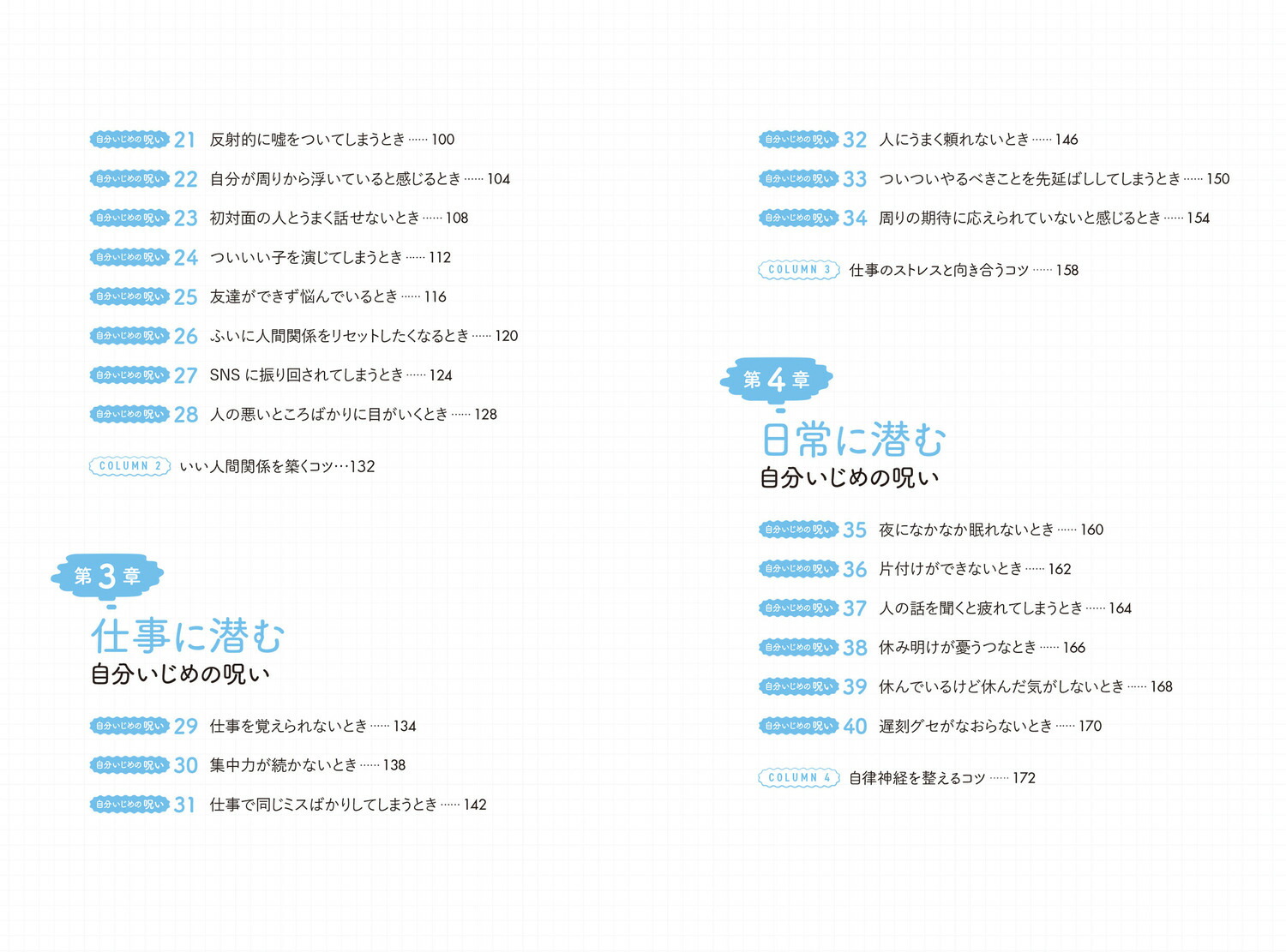 自分いじめの呪いを解く本毎日がラクになる心のクセづけ40[ココロジー]