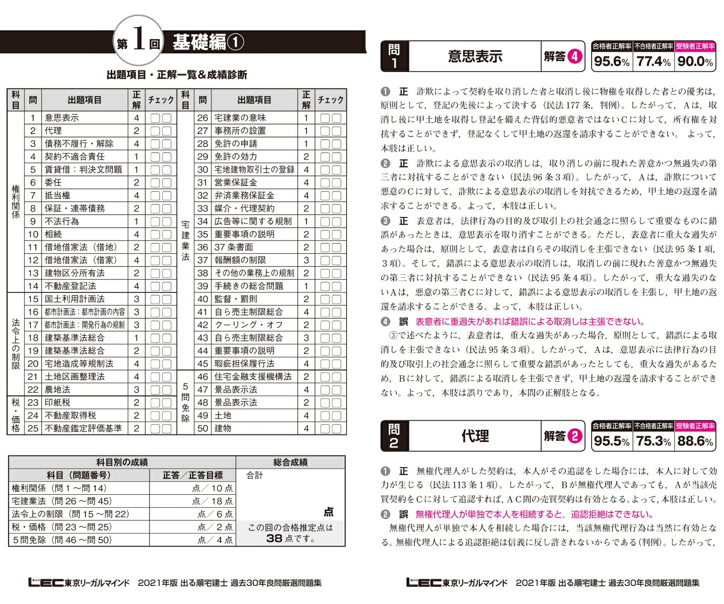楽天ブックス 21年版 出る順宅建士 過去30年良問厳選問題集 出る順宅建士シリーズ 東京リーガルマインドlec総合研究所 宅建士試験部 本