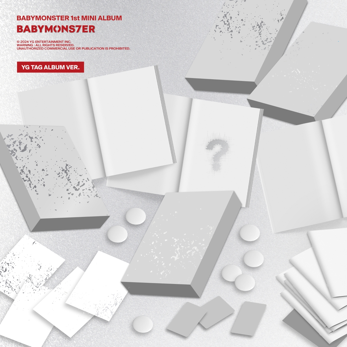 【輸入盤】BABYMONSTER 1st MINI ALBUM [BABYMONS7ER] YG TAG ALBUM VER.※7バージョン