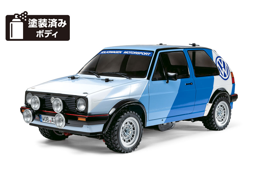 電動RCカーシリーズ 1/10RC フォルクスワーゲン ゴルフII GTI 16V ラリー (MF-01Xシャーシ) 【58714】 (ホビーラジコン キット)画像