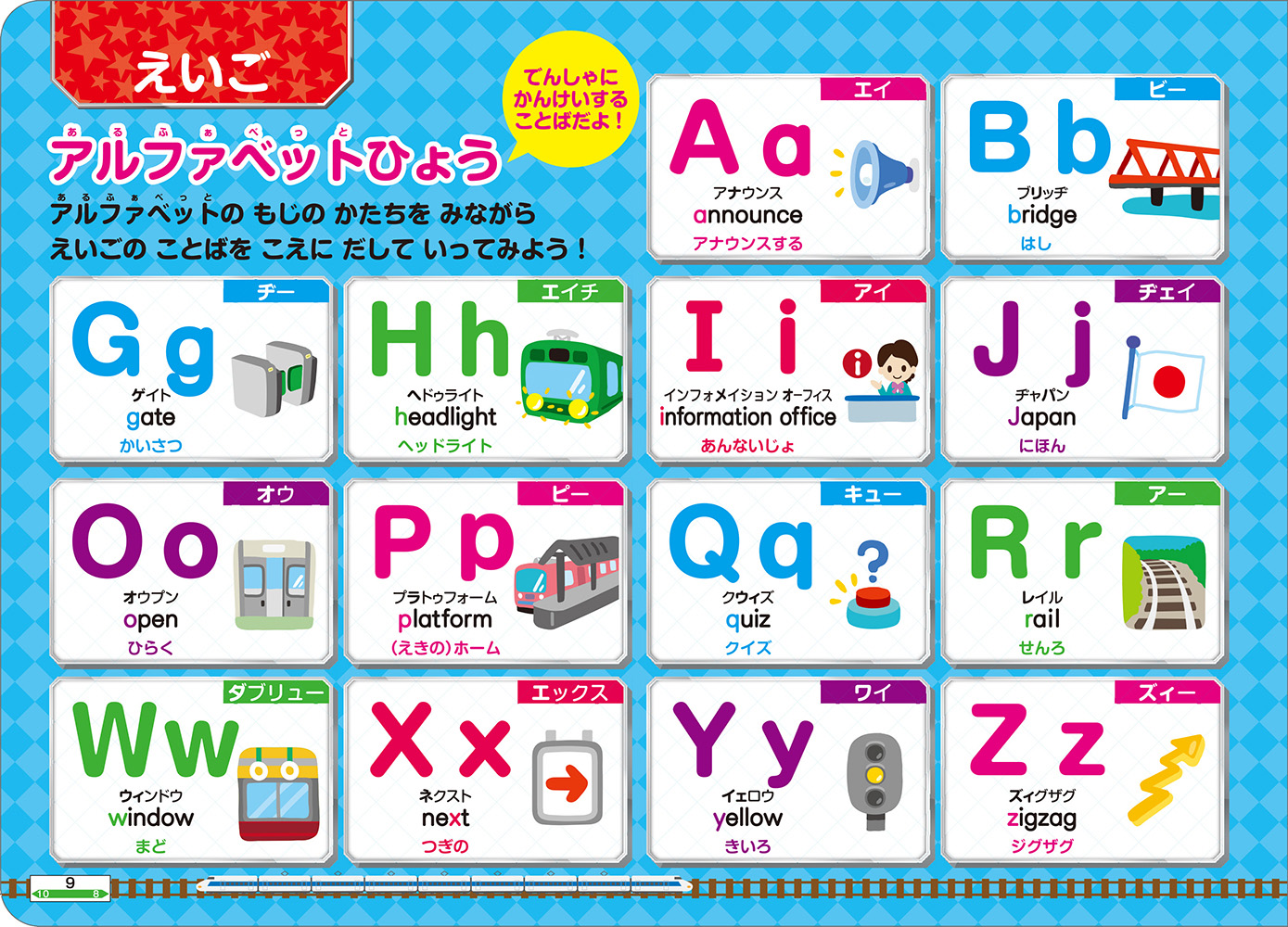 あいうえお・ABC でんしゃタブレット （音の出る知育絵本） [ 中村豪志 ]