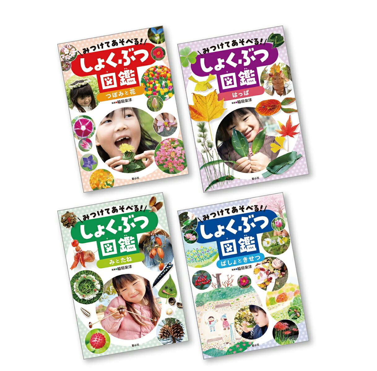 みつけてあそべる！しょくぶつ図鑑（全4巻）[稲垣栄洋]